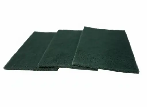 Fibra p96 almohadilla verde 3m exhibidor con 12 piezas 